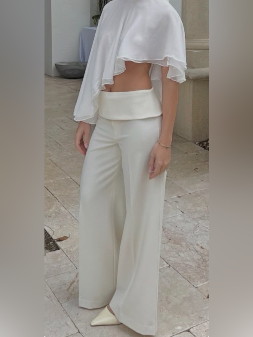 ARAKII waist edge pants